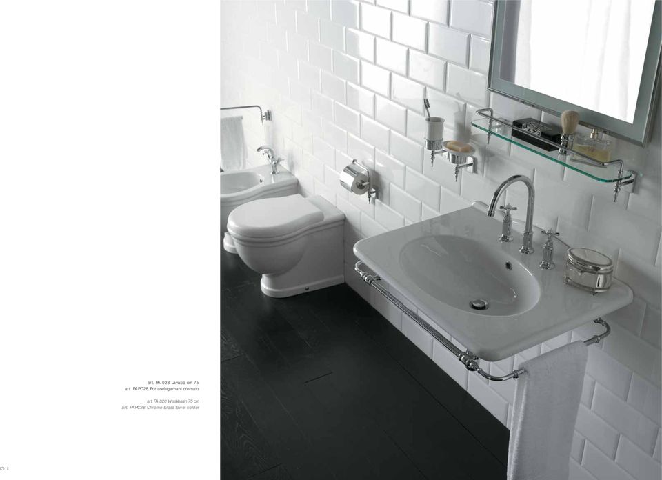 art. PA 028 Washbasin 75 cm art.