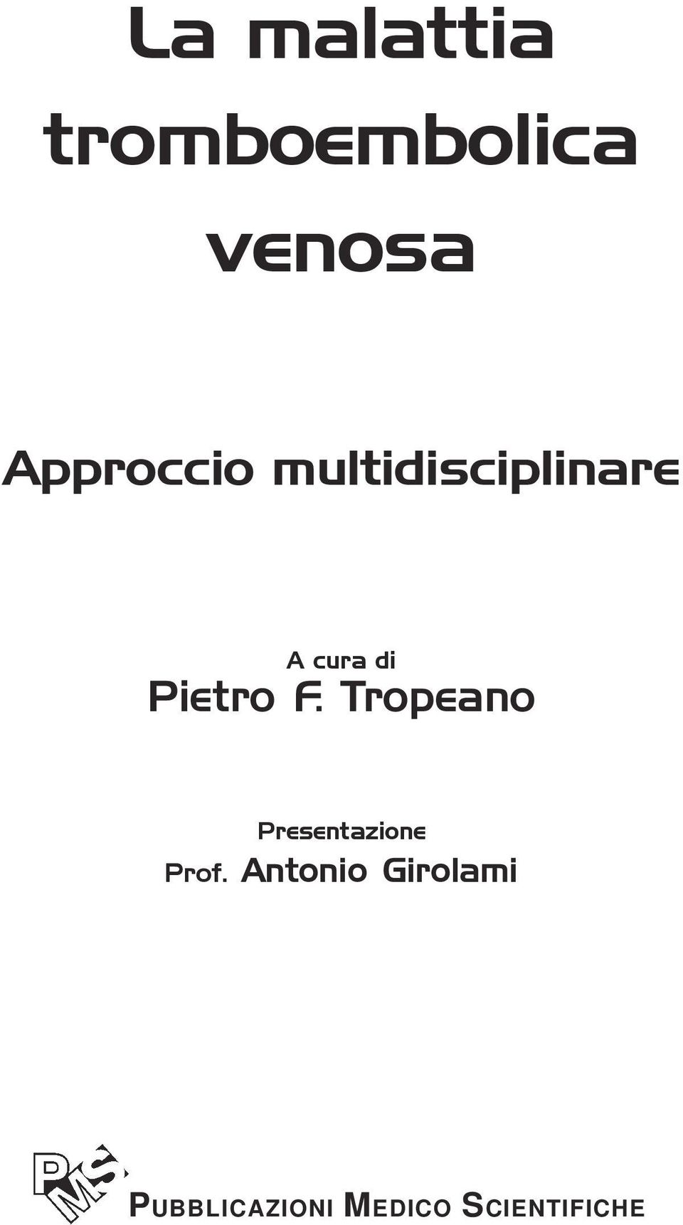 Pietro F. Tropeano Presentazione Prof.
