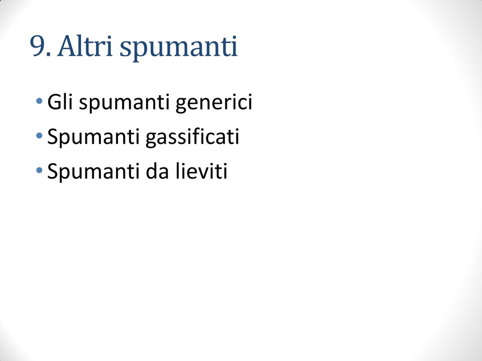 generici Spumanti