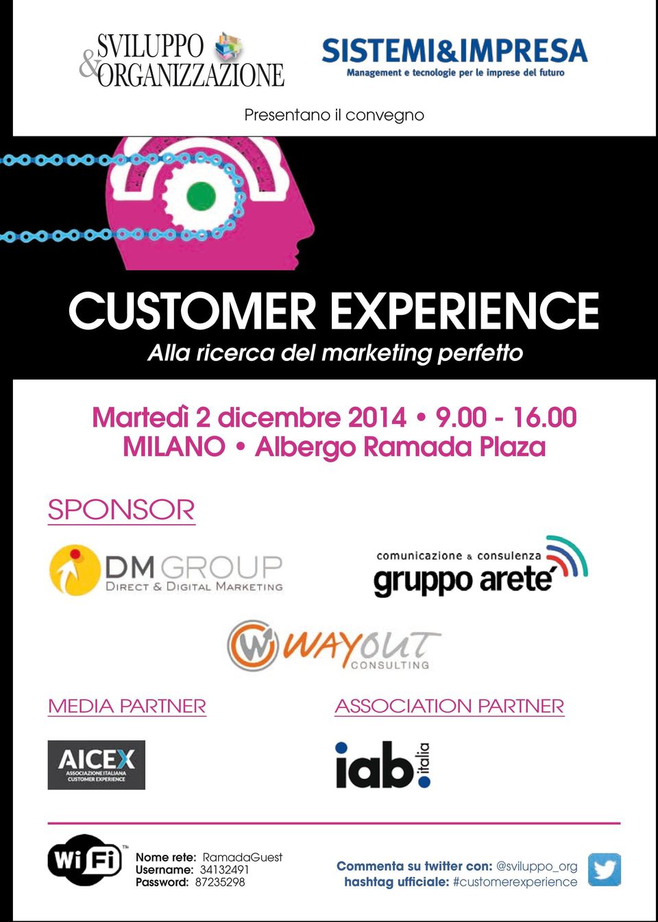 00 Milano Albergo Ramada Plaza Sponsor Media partner association partner Nome rete: