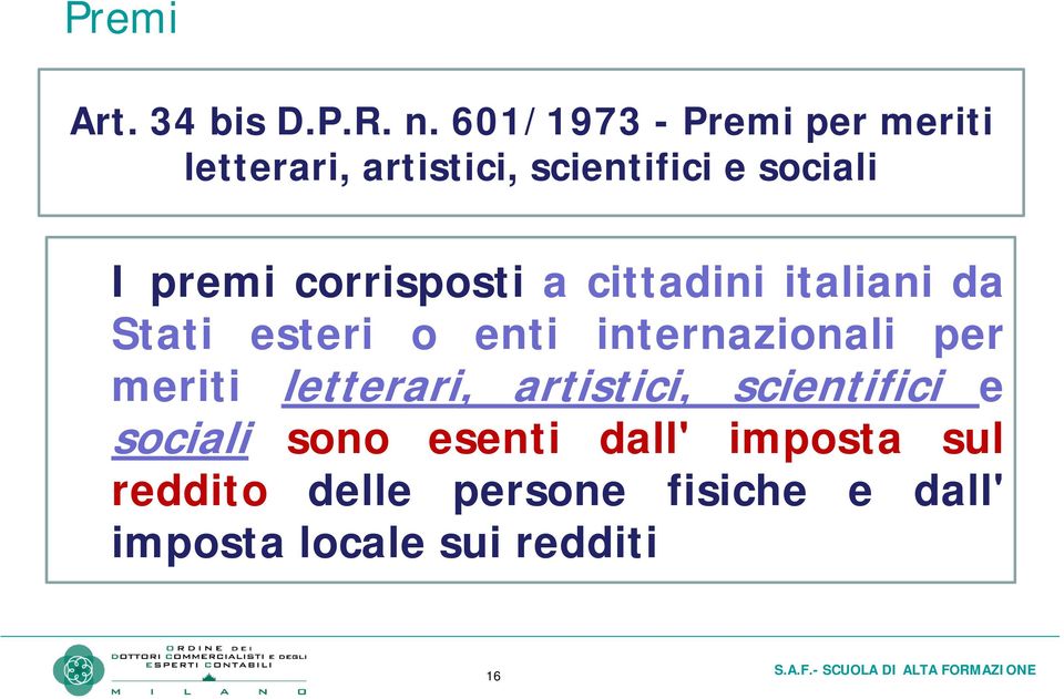 Ipremicorrispostia cittadini italiani da Stati esteri o enti internazionali per