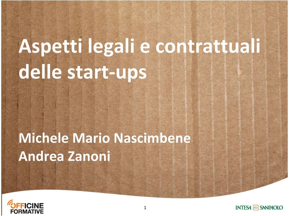 start-ups Michele