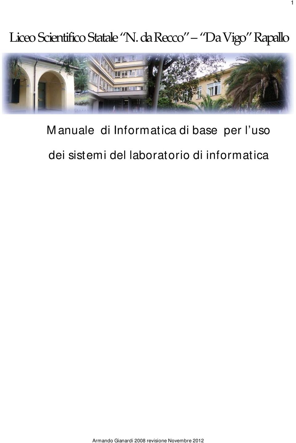 di Informatica di base per l uso