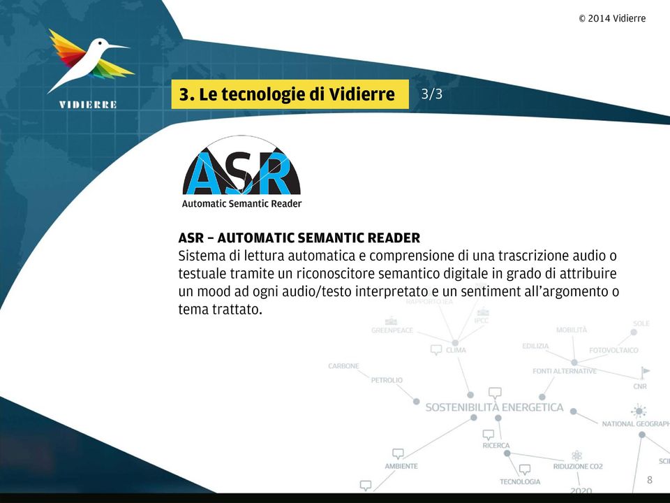 tramite un riconoscitore semantico digitale in grado di attribuire un mood