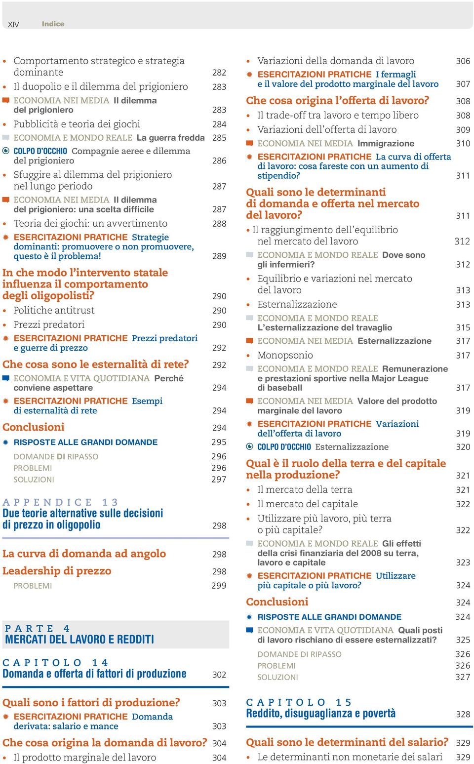 prigioniero: una scelta difficile 287 Teoria dei giochi: un avvertimento 288 ESERCITAZIONI PRATICHE Strategie dominanti: promuovere o non promuovere, questo è il problema!