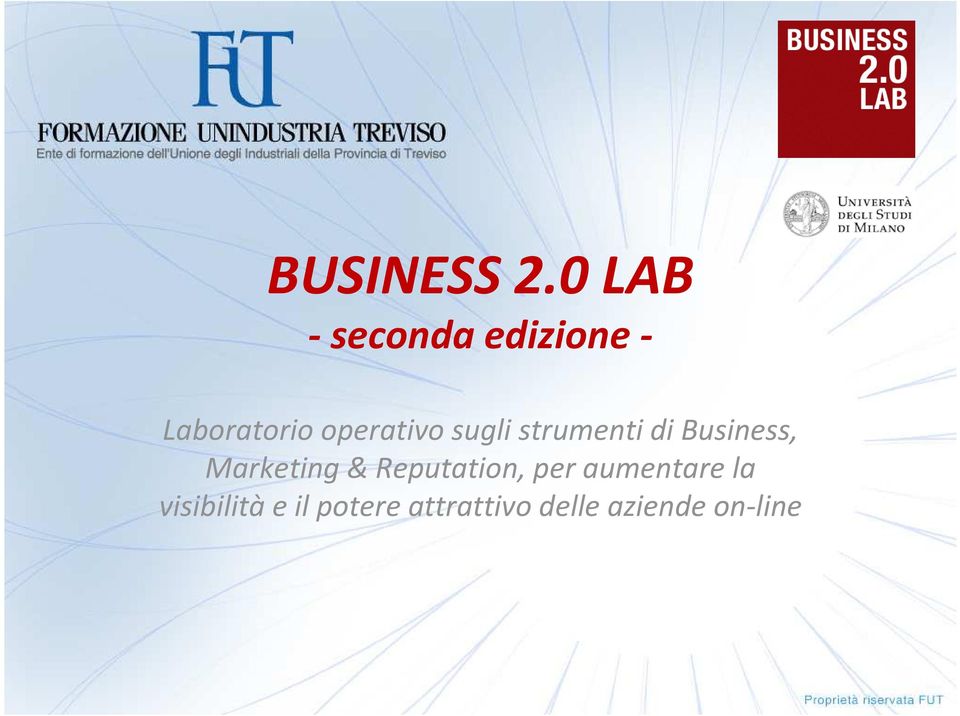 operativo sugli strumenti di Business,