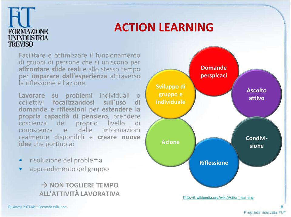 Lavorare su problemi individuali o collettivi focalizzandosi sull uso di domande e riflessioni per estendere la propria capacità di pensiero, prendere coscienza del proprio