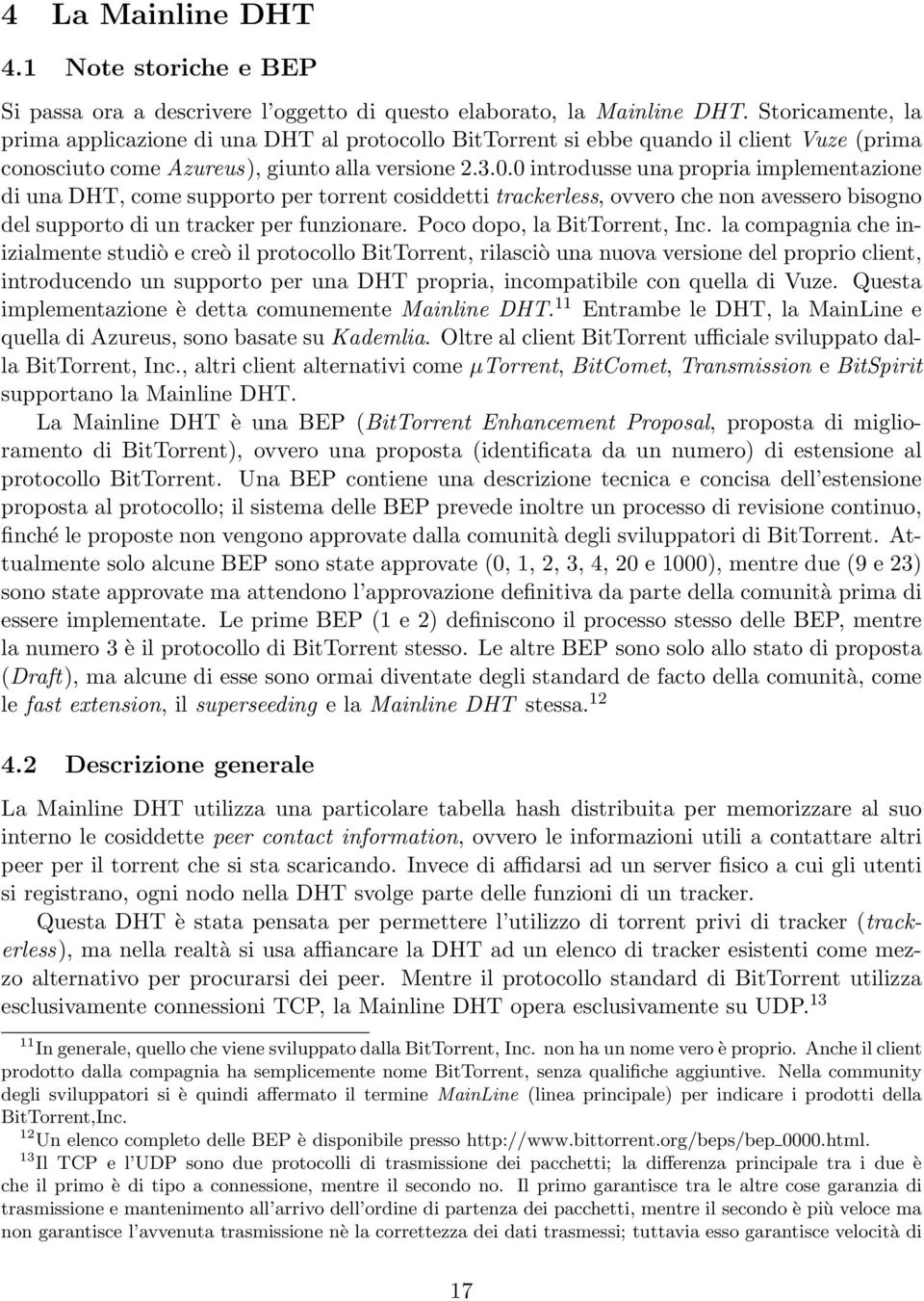 0 introdusse una propria implementazione di una DHT, come supporto per torrent cosiddetti trackerless, ovvero che non avessero bisogno del supporto di un tracker per funzionare.