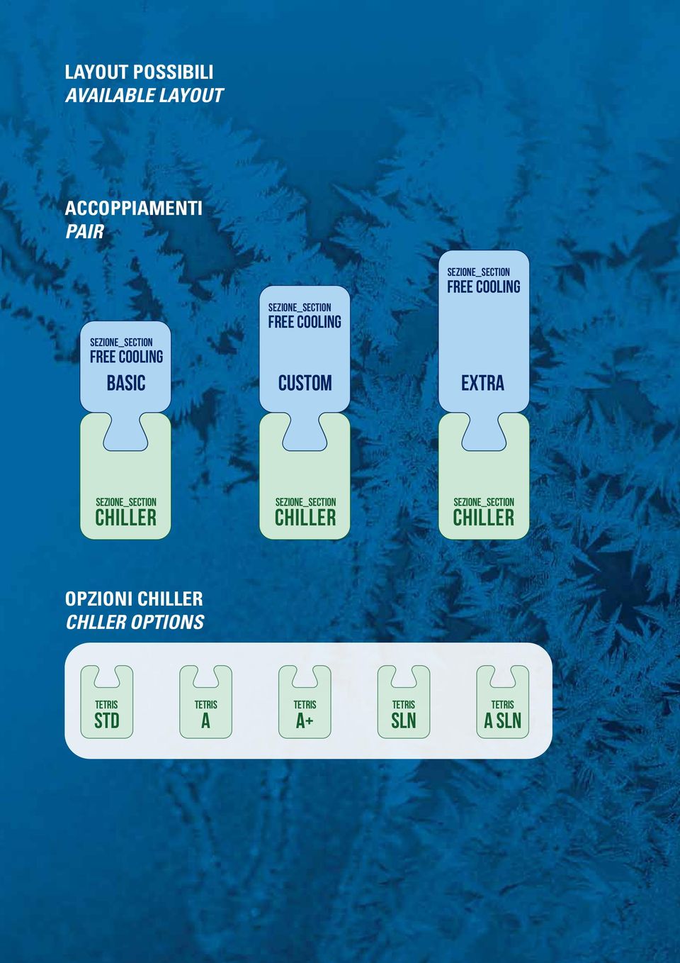 SEZIONE_section free COOLING EXTRA SEZIONE_section CHILLER SEZIONE_section CHILLER