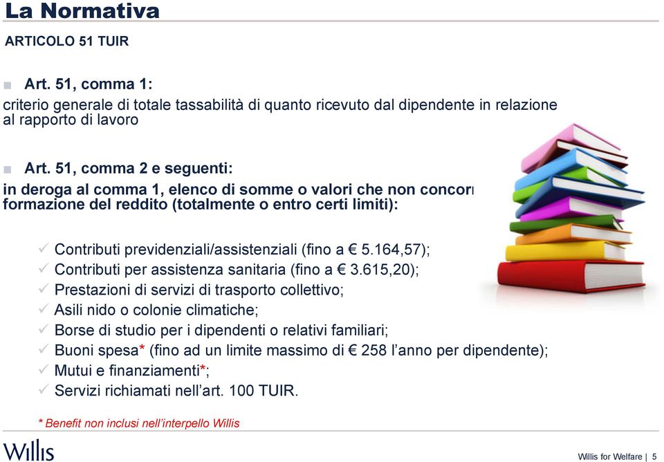 (fino a 5.164,57); ü Contributi per assistenza sanitaria (fino a 3.