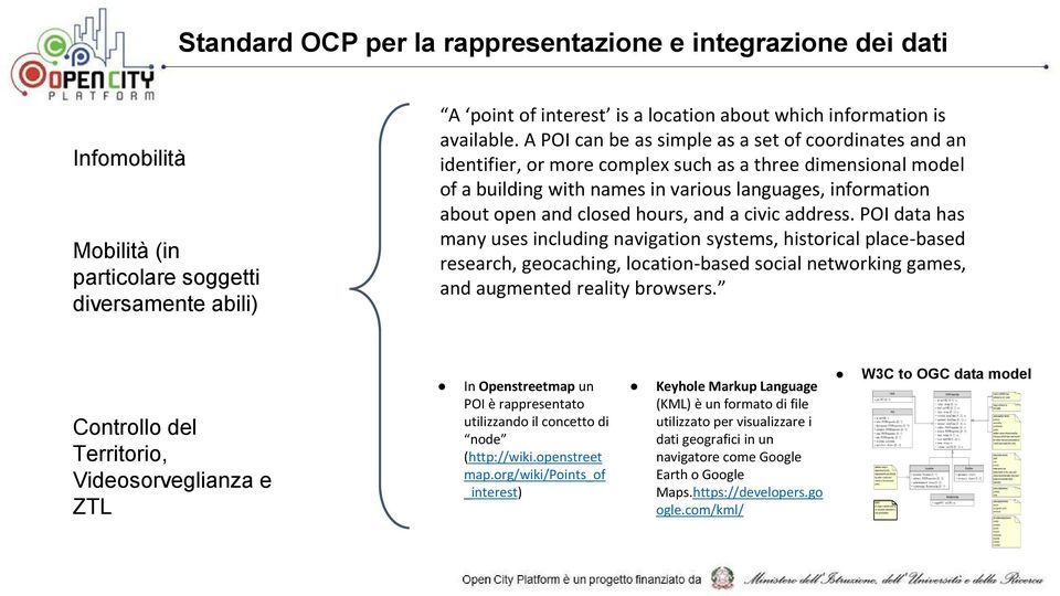 hours, and a civic address. POI data has many uses including navigation systems, historical place-based research, geocaching, location-based social networking games, and augmented reality browsers.