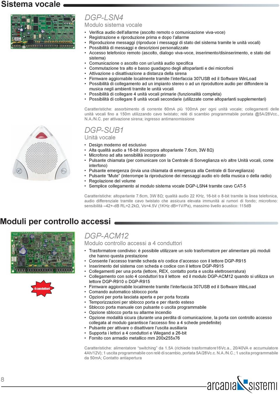 inserimento/disinserimento, e stato del sistema) Comunicazione o ascolto con un unità audio specifi ca Commutazione tra alto e basso guadagno degli altoparlanti e dei microfoni Attivazione o