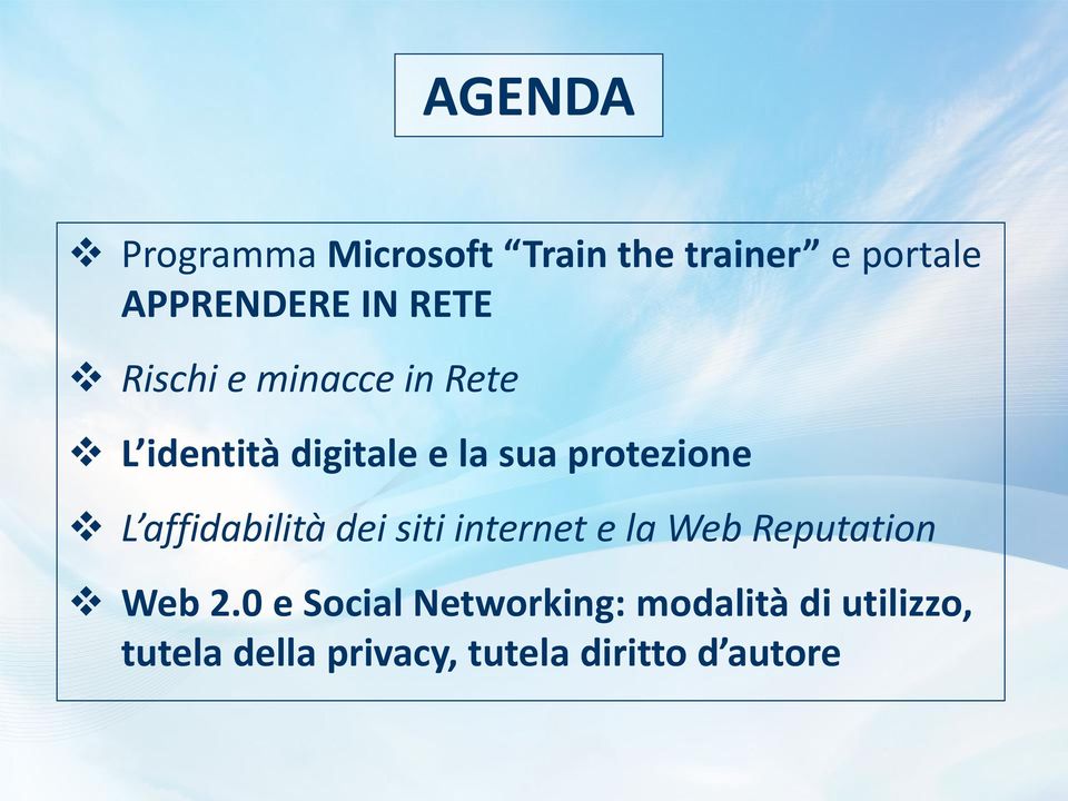 affidabilità dei siti internet e la Web Reputation Web 2.