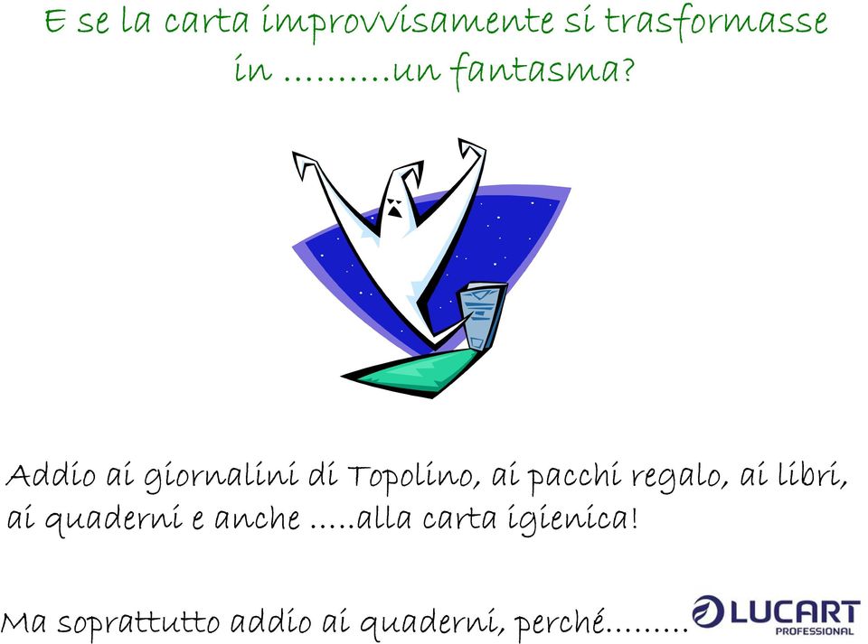 Addio ai giornalini di Topolino, ai pacchi regalo,