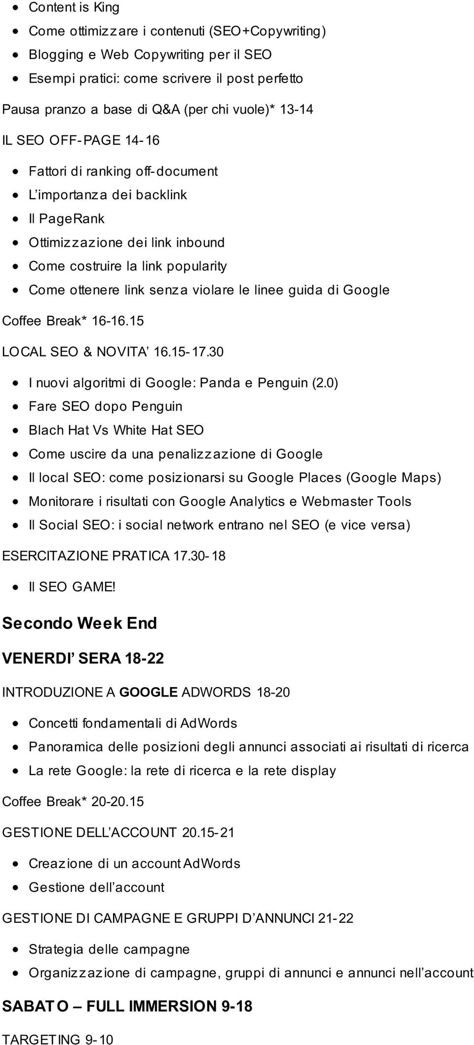 30 I nuovi algoritmi di Google: Panda e Penguin (2.