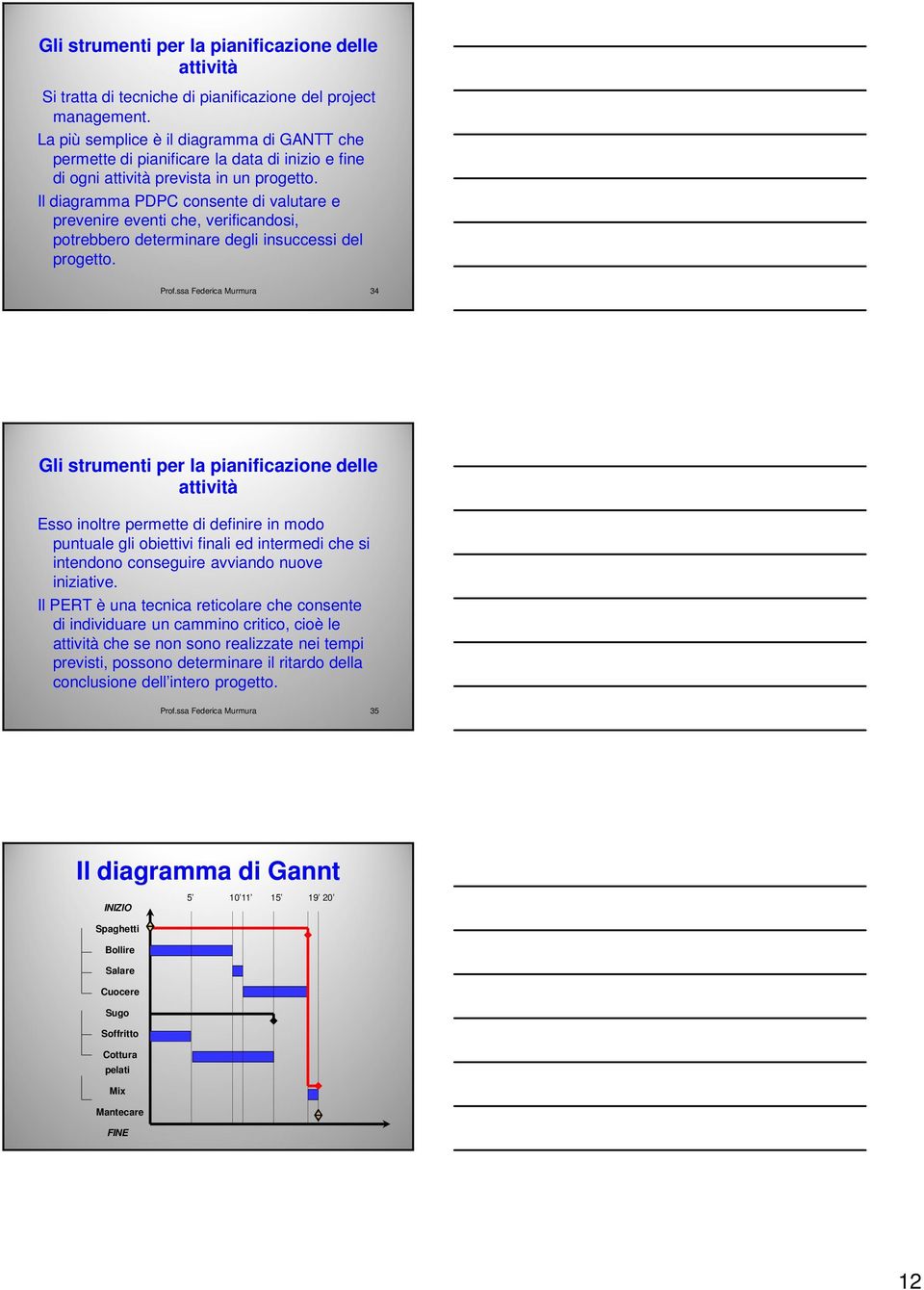 Il diagramma PDPC consente di valutare e prevenire eventi che, verificandosi, potrebbero determinare degli insuccessi del progetto.