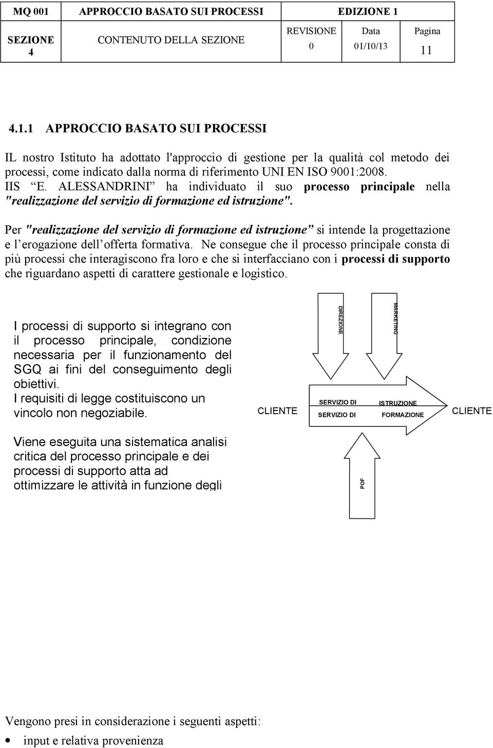 4 CONTENUTO DELLA 1/