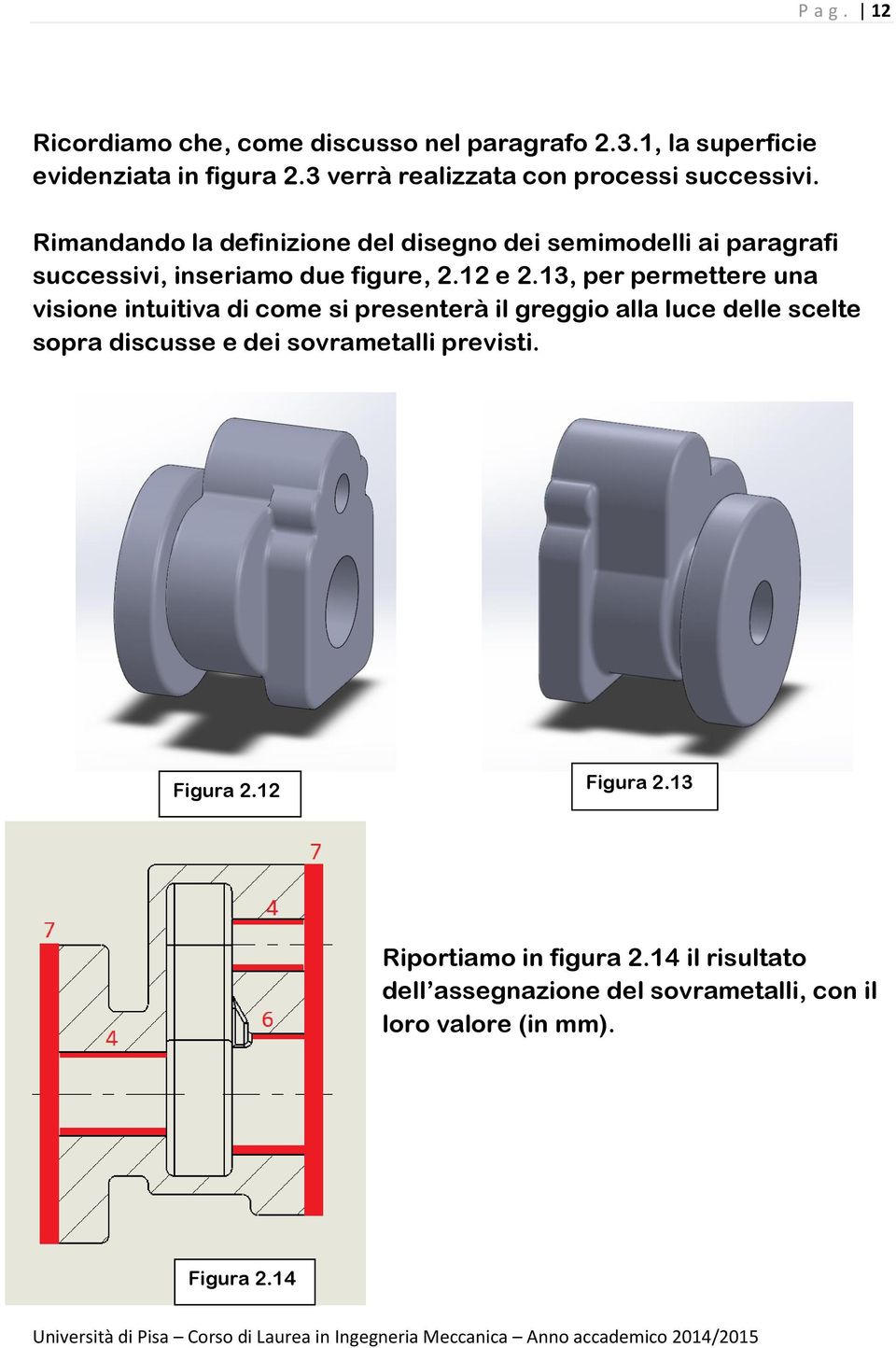 Rimandando la definizione del disegno dei semimodelli ai paragrafi successivi, inseriamo due figure, 2.12 e 2.