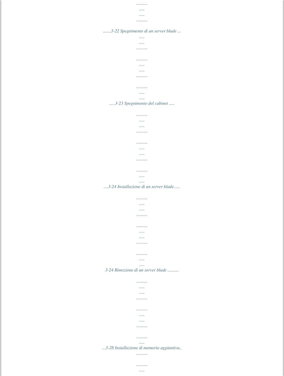 ..3-24 Installazione di un server blade.