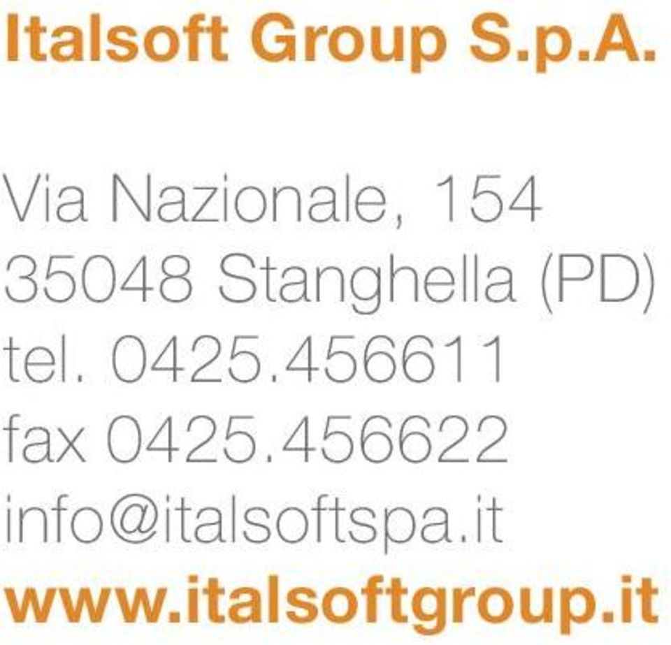 Stanghella (PD) tel. 0425.