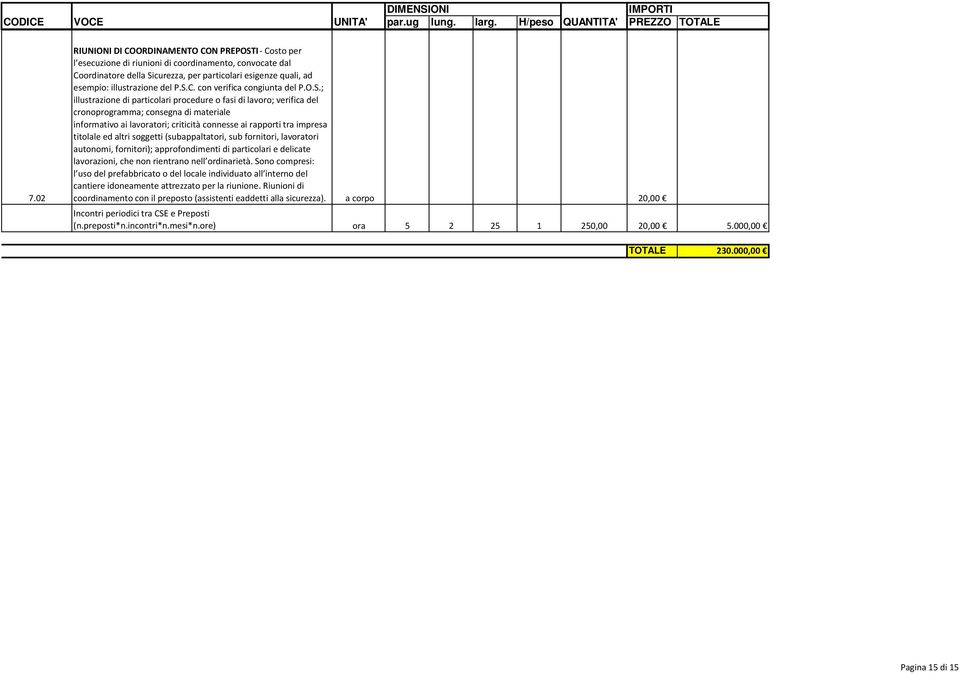 C. con verifica congiunta del P.O.S.