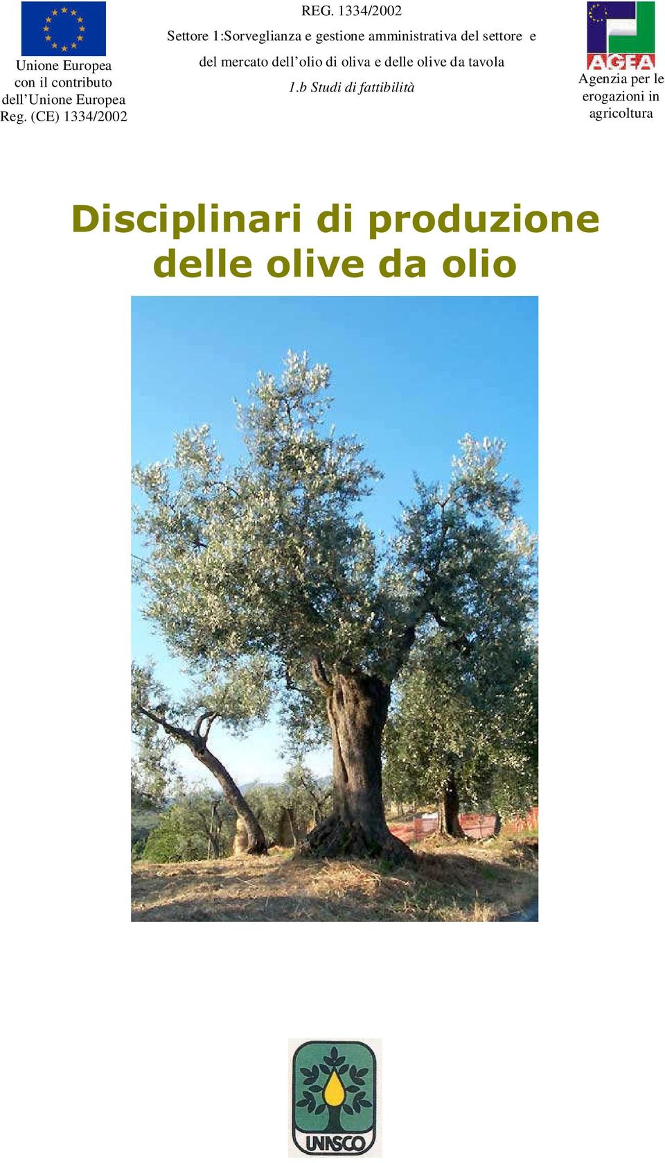 mercato dell olio di oliva e delle olive da tavola 1.