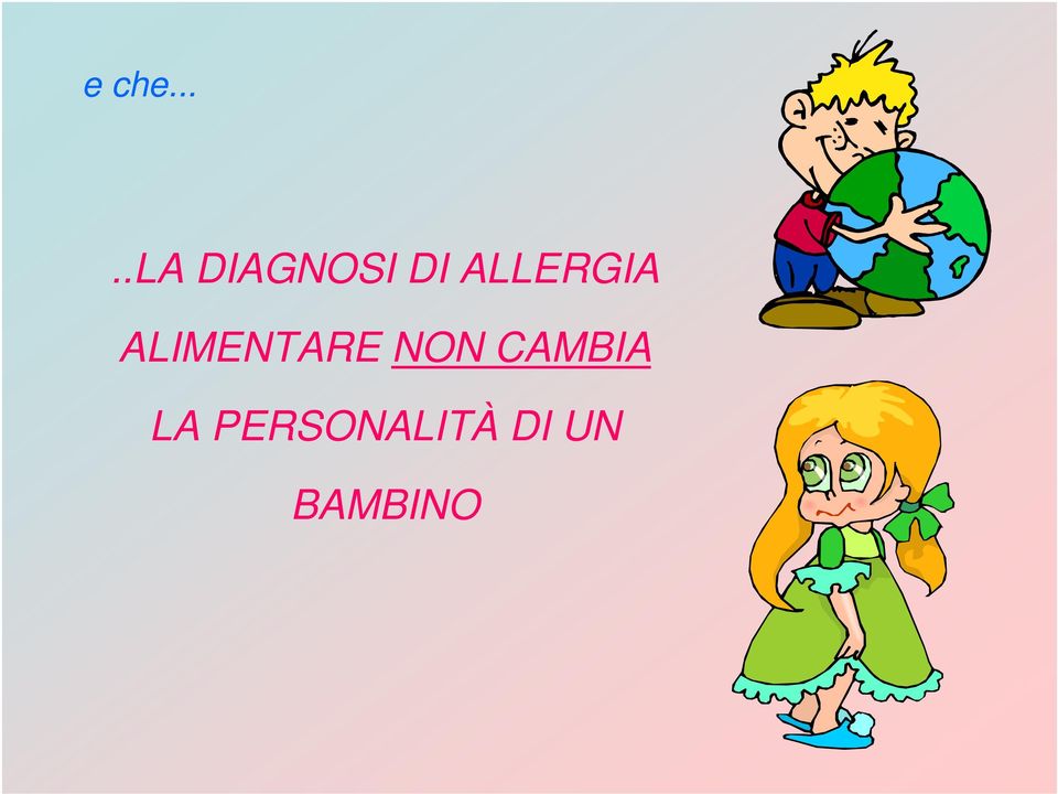 ALLERGIA ALIMENTARE