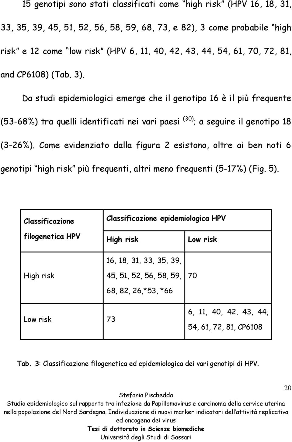 Come evidenziato dalla figura 2 esistono, oltre ai ben noti 6 genotipi high risk più frequenti, altri meno frequenti (5-17%) (Fig. 5).