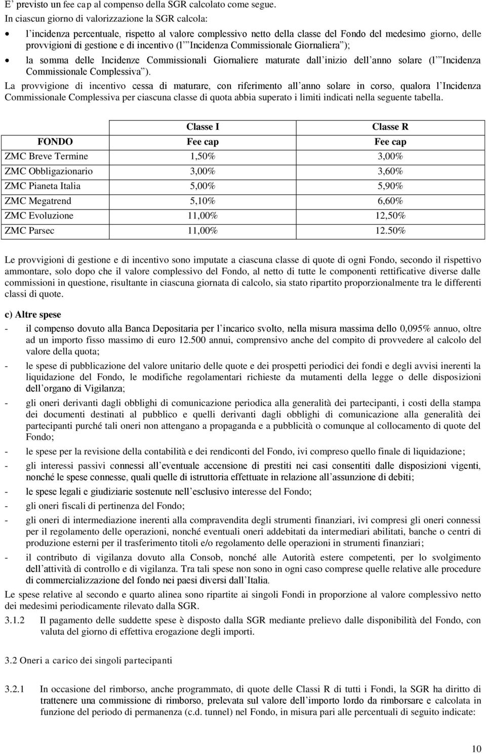 incentivo (l Incidenza Commissionale Giornaliera ); la somma delle Incidenze Commissionali Giornaliere maturate dall inizio dell anno solare (l Incidenza Commissionale Complessiva ).