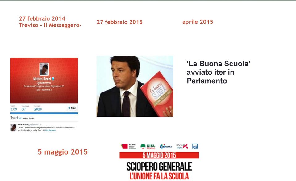 aprile 2015 'La Buona Scuola'