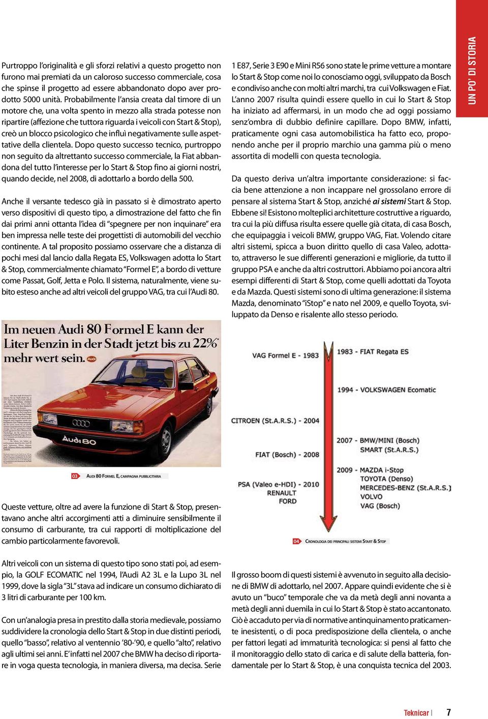 Probabilmente l ansia creata dal timore di un motore che, una volta spento in mezzo alla strada potesse non ripartire (affezione che tuttora riguarda i veicoli con Start & Stop), creò un blocco