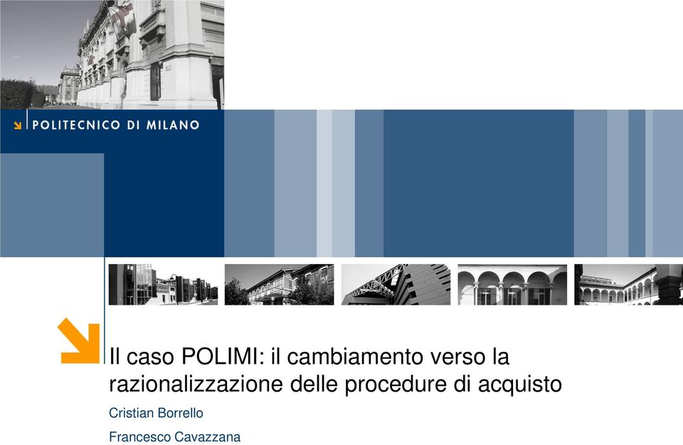 delle procedure di acquisto