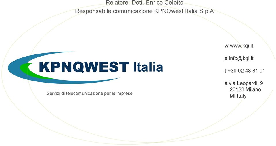 Italia S.p.A w www.kqi.