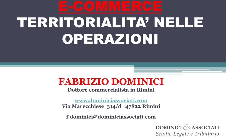 Rimini www.dominiciassociati.