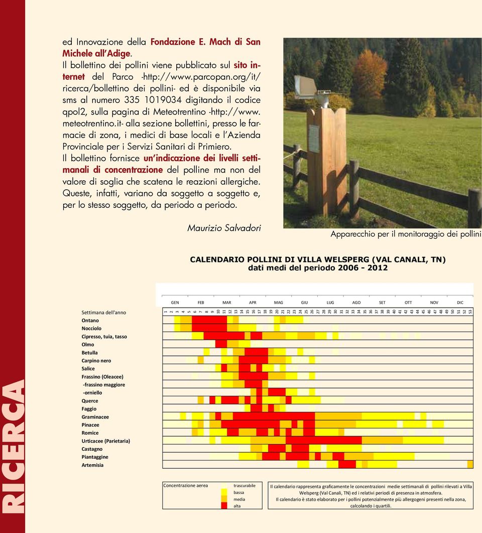 it- alla sezione bollettini, presso le farmacie di zona, i medici di base locali e l Azienda Provinciale per i Servizi Sanitari di Primiero.