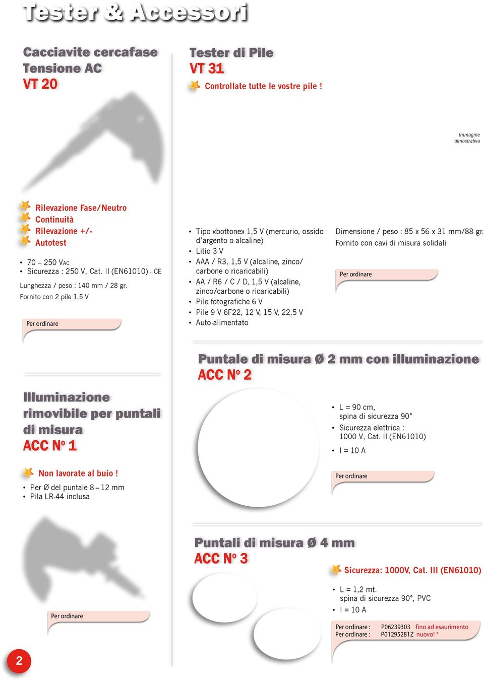 Fornito con 2 pile 1,5 V Tipo «bottone» 1,5 V (mercurio, ossido d argento o alcaline) Litio 3 V AAA / R3, 1,5 V (alcaline, zinco/ carbone o ricaricabili) AA / R6 / C / D, 1,5 V (alcaline,