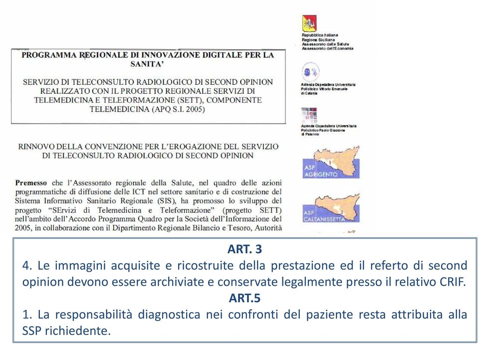 di second opinion devono essere archiviate e conservate legalmente