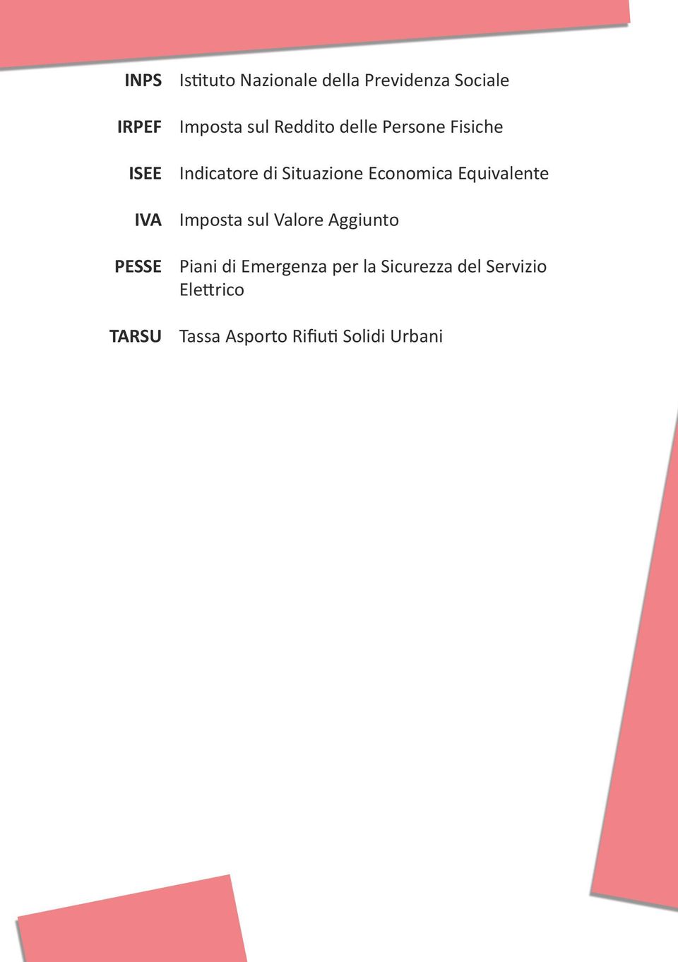 Situazione Economica Equivalente Imposta sul Valore Aggiunto Piani di