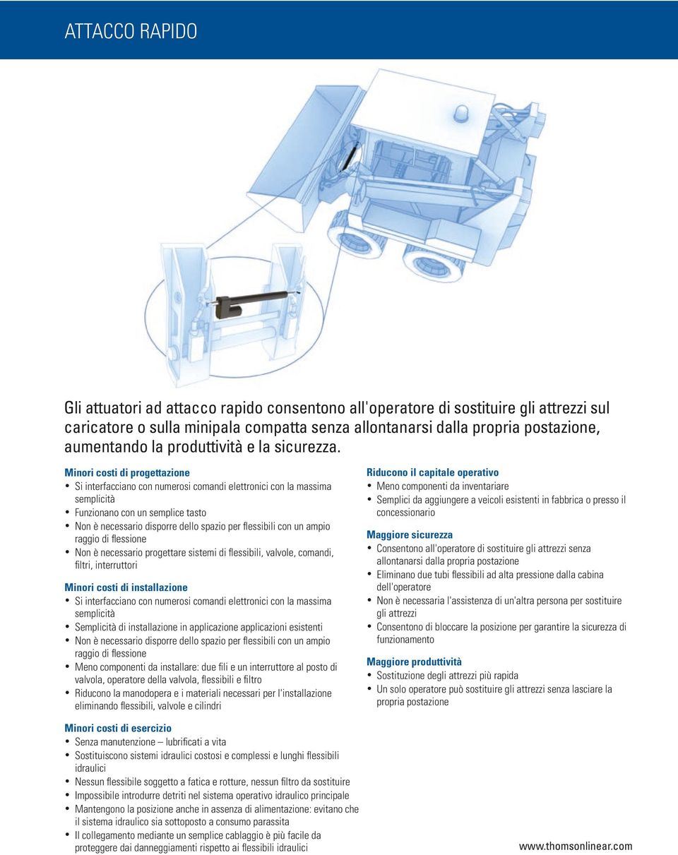 Minori costi di progettazione Si interfacciano con numerosi comandi elettronici con la massima semplicità Funzionano con un semplice tasto Non è necessario disporre dello spazio per flessibili con un