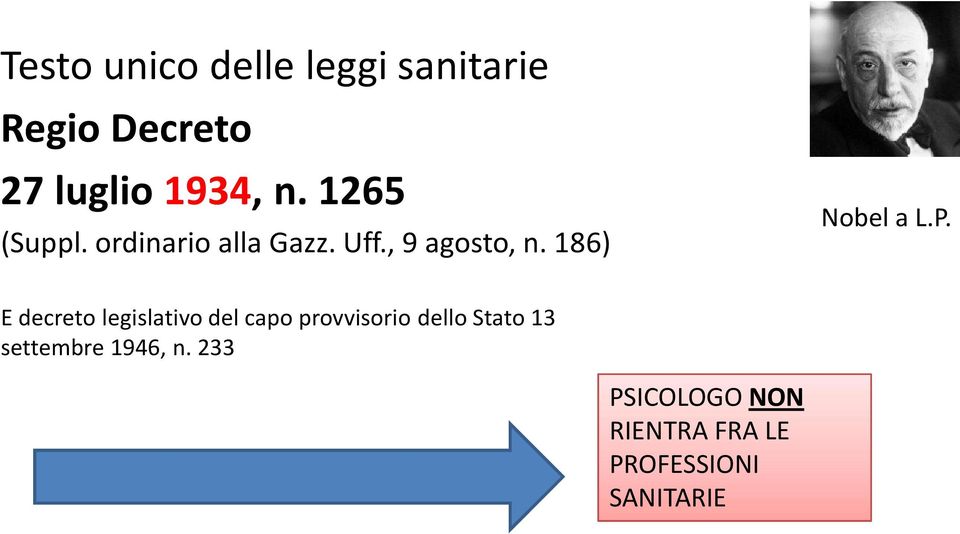 P. E decreto legislativo del capo provvisorio dello Stato 13