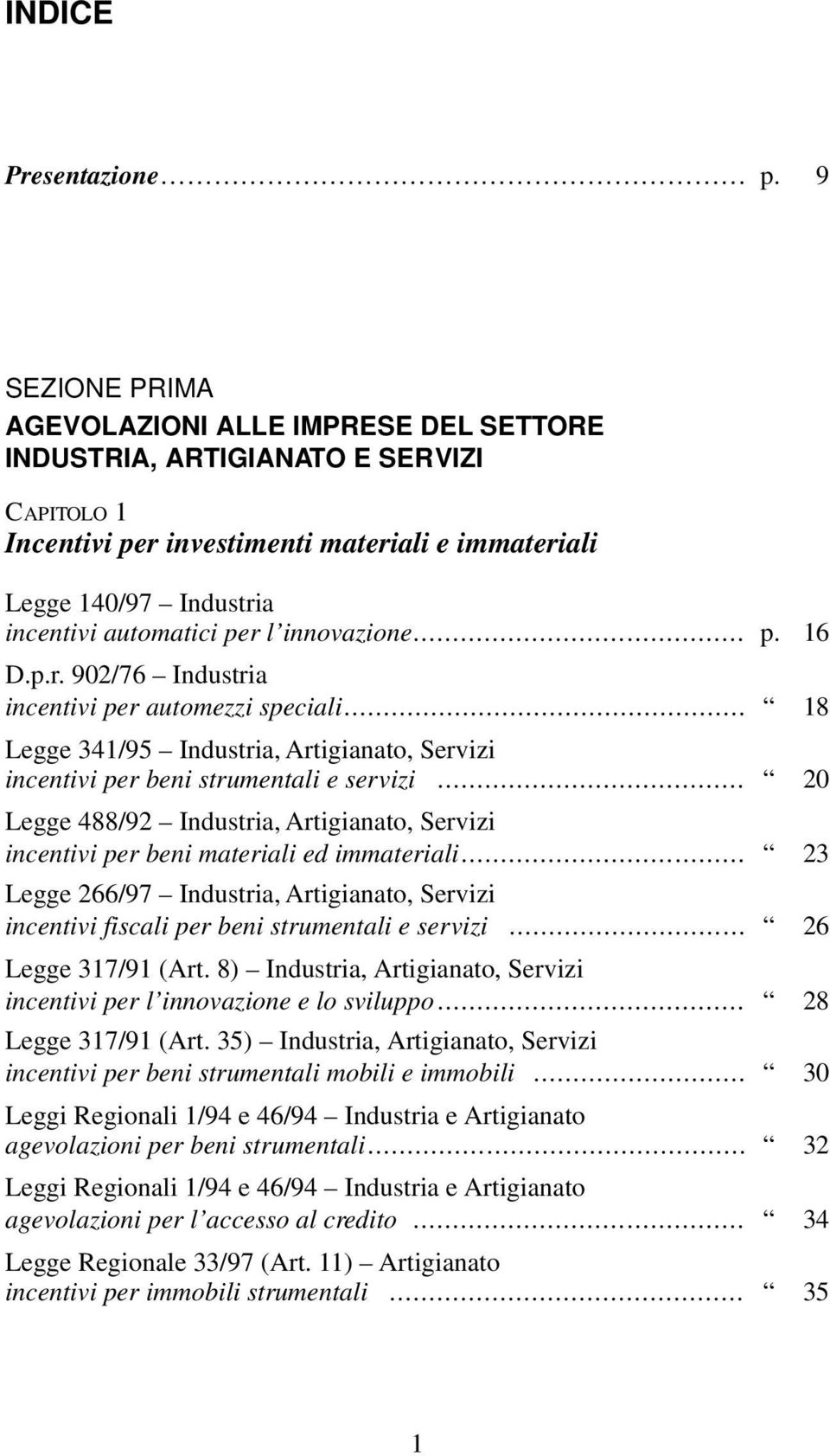 innovazione p. 16 D.p.r.