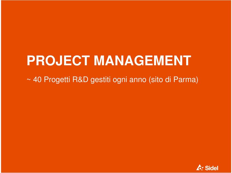 Progetti R&D