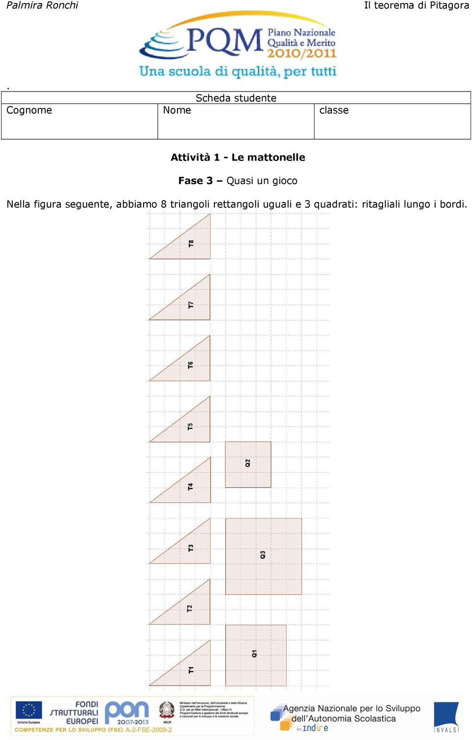 figura seguente, abbiamo 8 triangoli