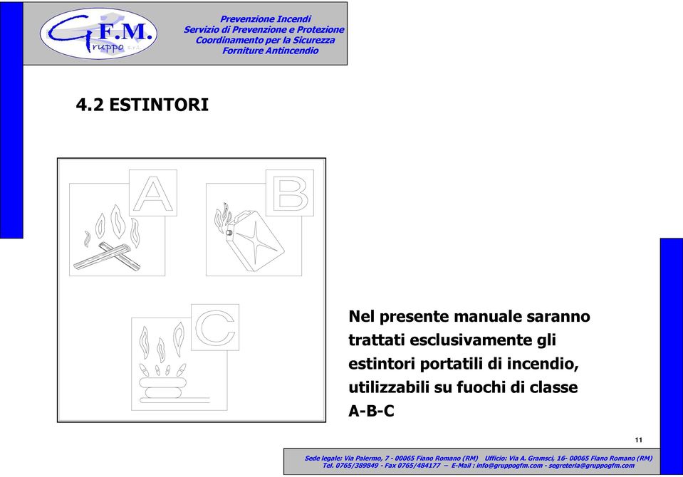 estintori portatili di incendio,