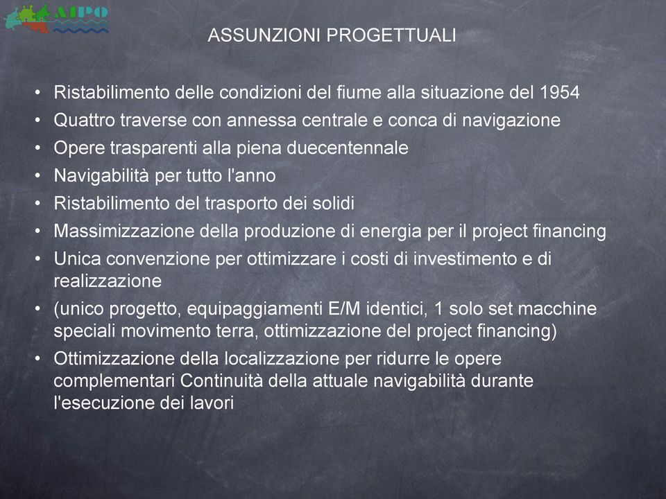 convenzione per ottimizzare i costi di investimento e di realizzazione (unico progetto, equipaggiamenti E/M identici, 1 solo set macchine speciali movimento terra,