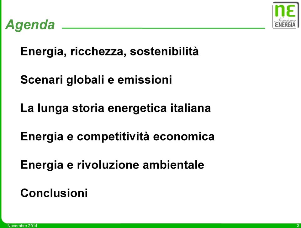 lunga storia energetica italiana Energia e