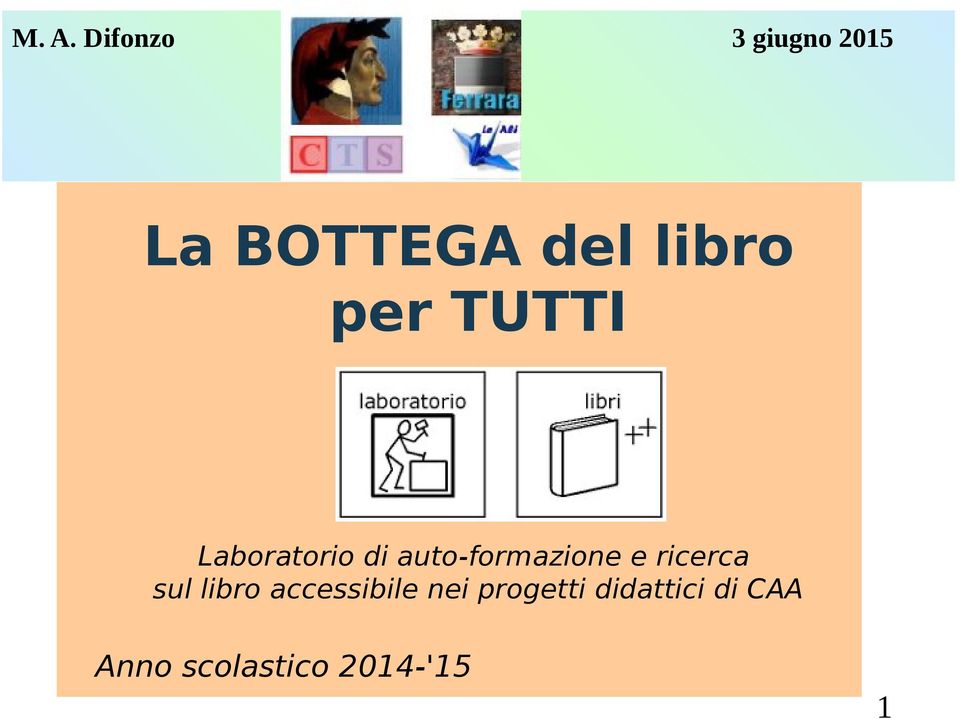 auto-formazione e ricerca sul libro