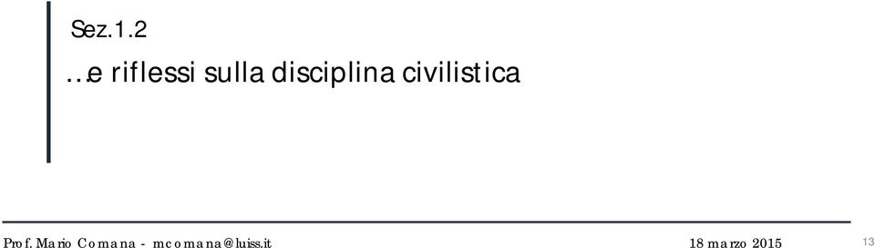 disciplina civilistica