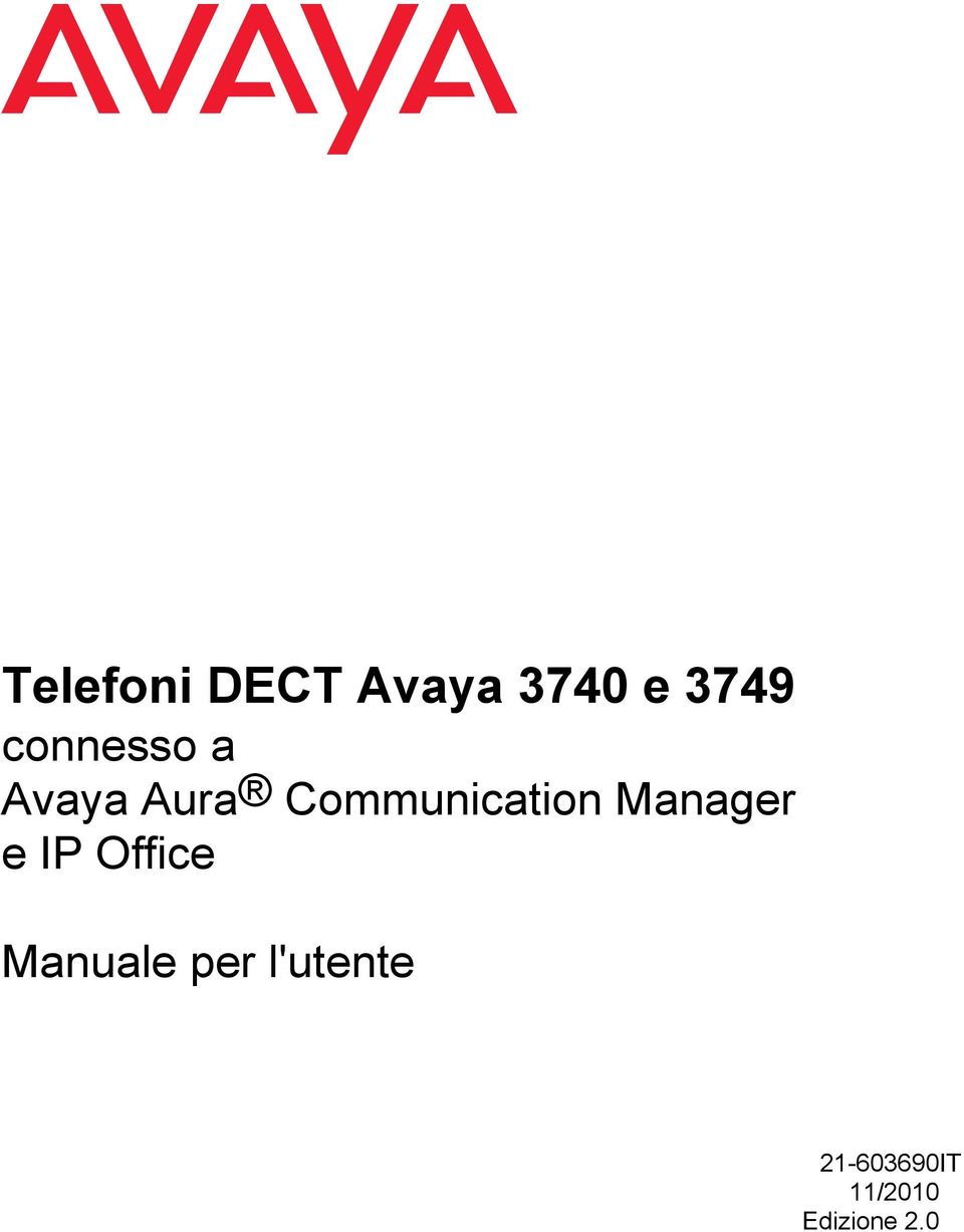 Manager e IP Office Manuale per