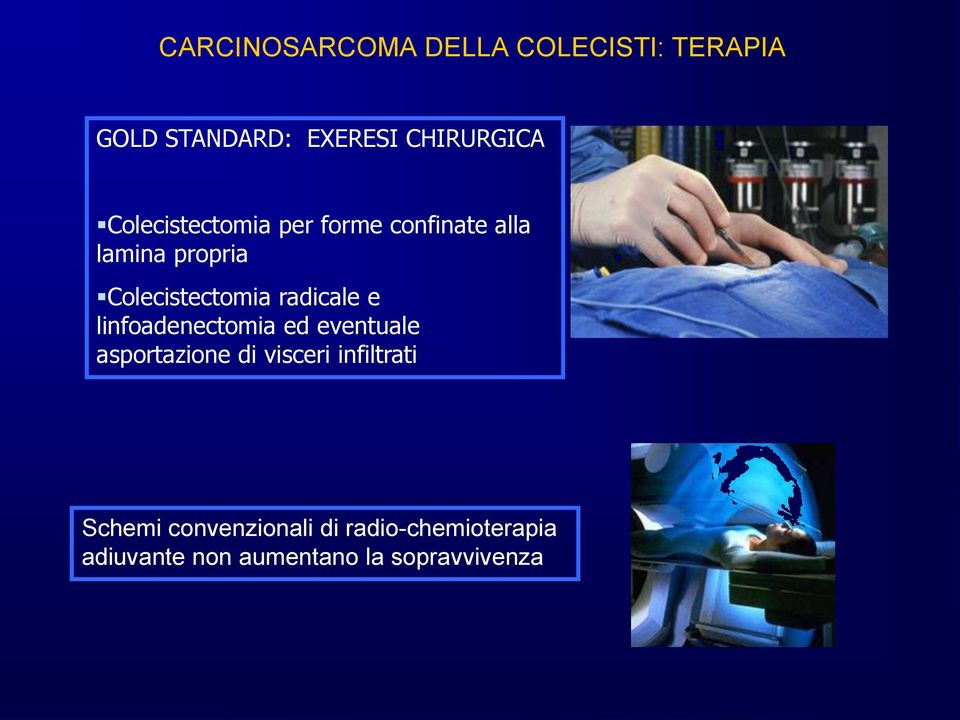 radicale e linfoadenectomia ed eventuale asportazione di visceri infiltrati